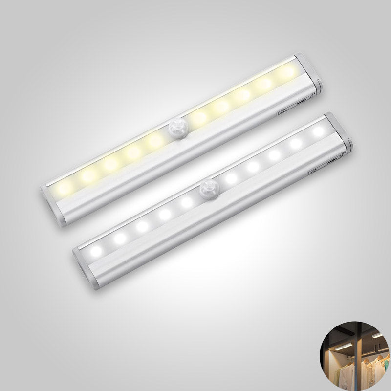 Draadloos LED sensorlicht voor de badkamer, energiezuinig en oplaadbaar.