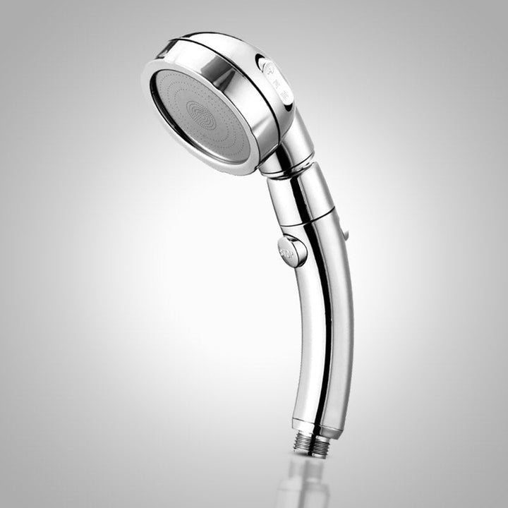 Luxe regendouchekop met 3 standen voor ultieme spa-ervaring thuis, zilver RVS design.