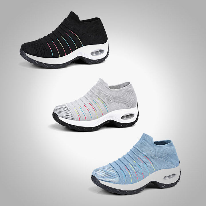 FeetyGO AIR COLOR dames instappers met elastische pasvorm en zachte zool. Ultiem comfort.