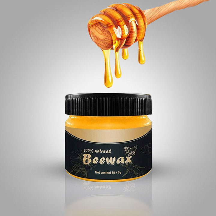 Natuurlijke bijenwas voor houtverzorging; beschermt, voedt en geeft glans aan meubels en vloeren.