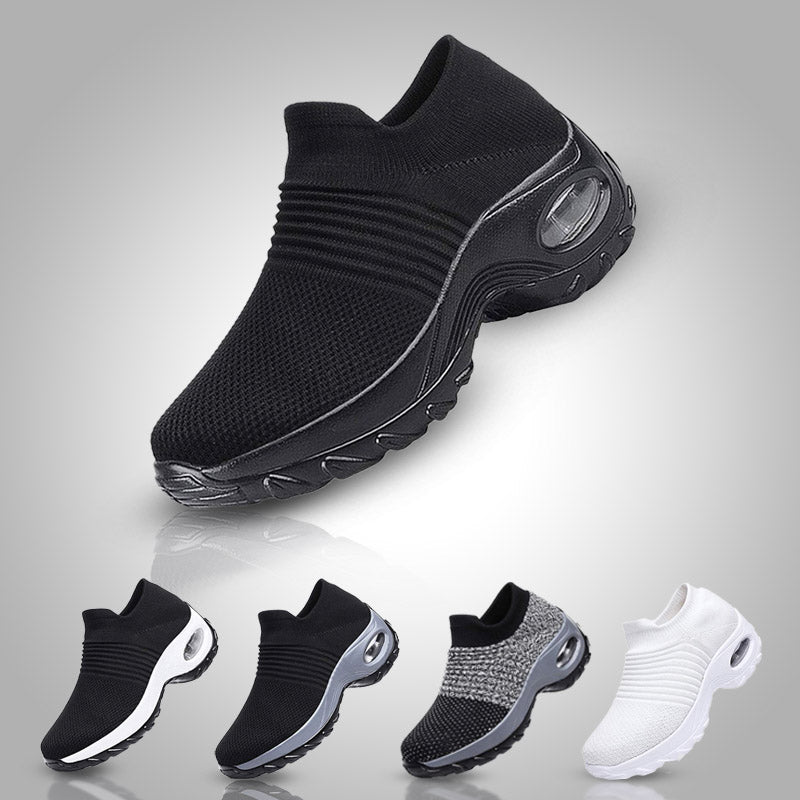 Stijlvolle slip-on dames sneakers AIR, elastisch voor optimaal comfort en pijnvrij lopen.