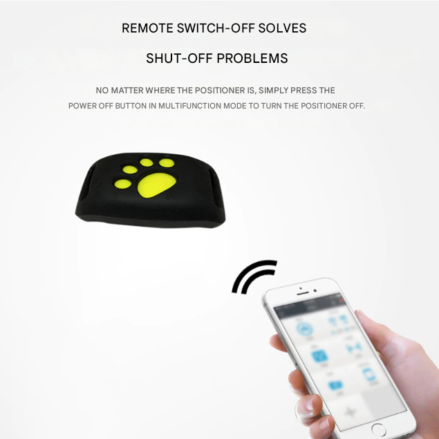 Robuuste, waterdichte slimme GPS-halsband voor katten en kleine honden. Nauwkeurige realtime tracking dierentag.