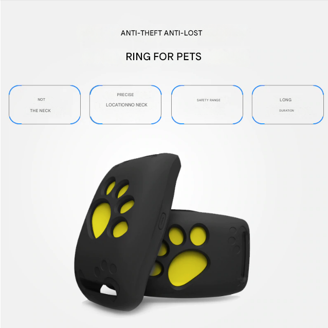 Gebruiksvriendelijke PawTrack GPS-halsband voor katten & kleine honden. Realtime dierentag, geen abonnement vereist.