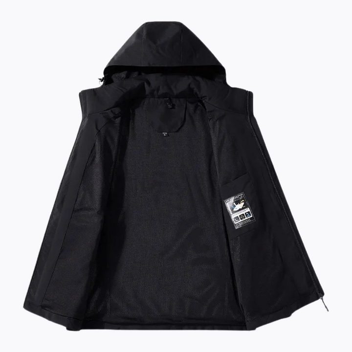 Optimale bescherming: Waterdichte windbreaker voor heren, ideaal tegen wind & regen tijdens outdoor avonturen.