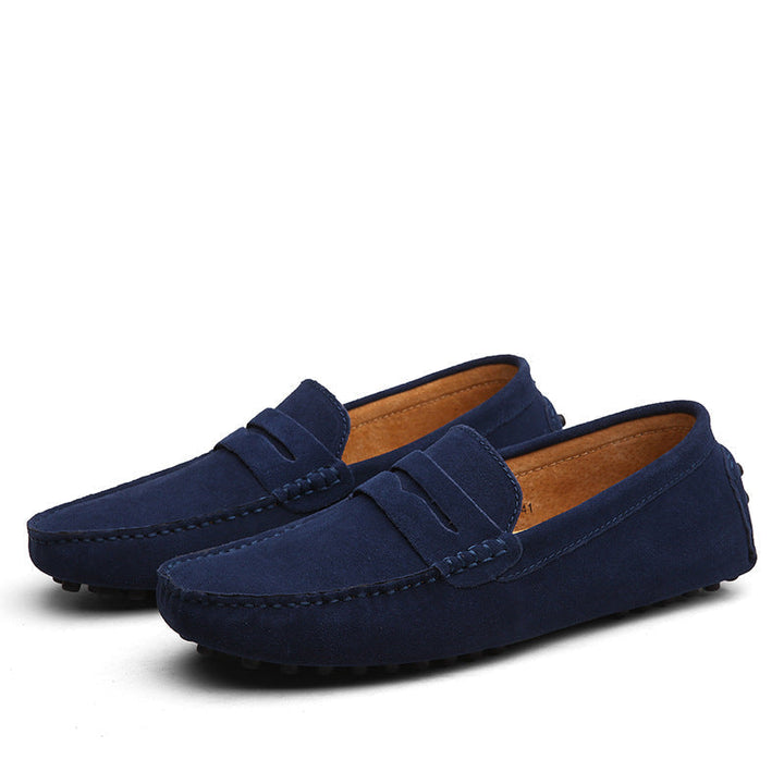 Zwarte Hugo heren loafers, een elegante en comfortabele toevoeging aan je schoenencollectie.