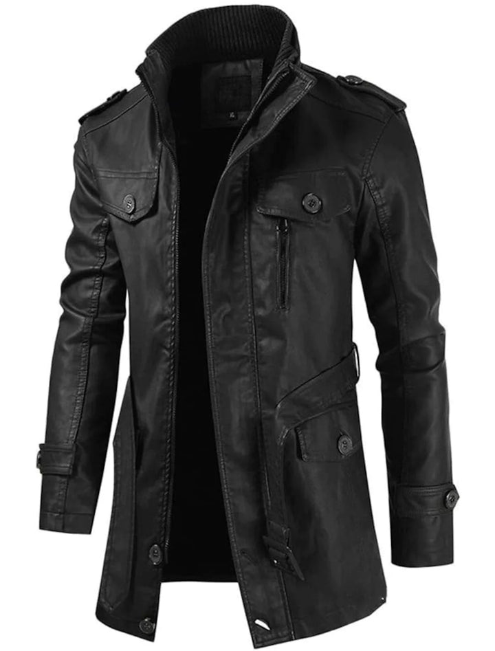 Stijlvolle heren lange jas met klassieke pasvorm, perfecte bovenkleding voor een elegante look. Modieuze herfstjas.