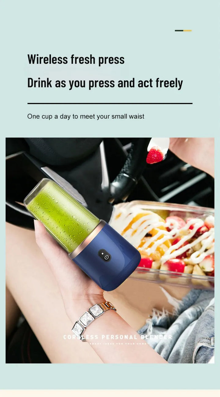 Roze elektrische shakebeker, snel en eenvoudig proteïneshakes mixen.