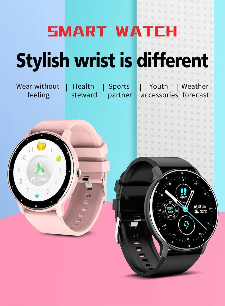 Activitytracker smartwatch meet hartslag, stappen en calorieën nauwkeurig tijdens al je sportactiviteiten.