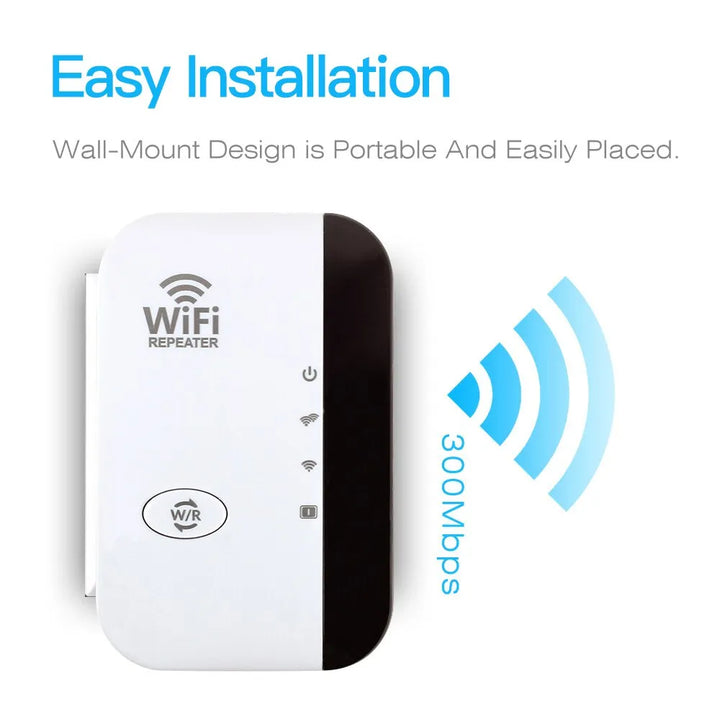 Krachtige wifi versterker voor een uitgebreid draadloos netwerk, ideaal voor grote woningen.