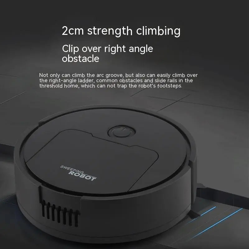 Automatische mini robotstofzuiger voor dagelijkse, zorgeloze huisreiniging.