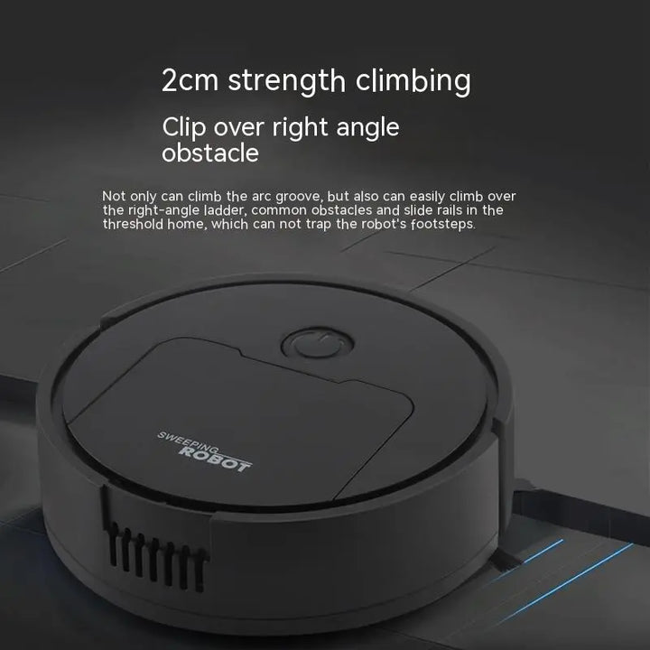 Automatische mini robotstofzuiger voor dagelijkse, zorgeloze huisreiniging.