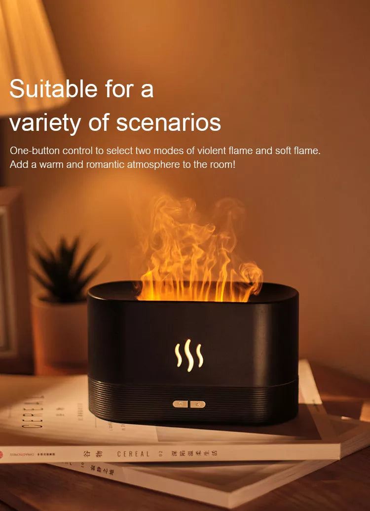 Verfrissende mist en rustgevend sfeerlicht van deze multifunctionele ultrasone geurdiffuser.