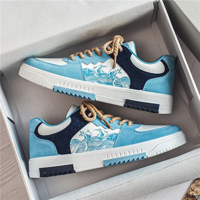 Comfortabele BERG heren sneakers, ideaal voor lange dagen. Ademend materiaal voor optimaal draagcomfort.