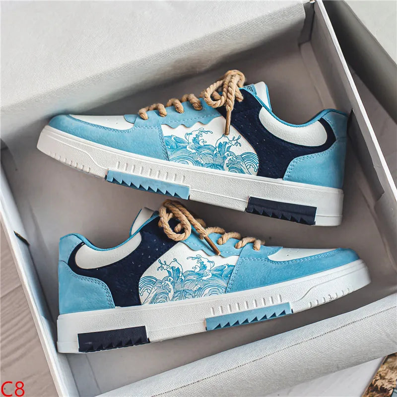Zijkant BERG heren casual schoen, toont strak design en duurzame zool. Comfortabel voor elke man.