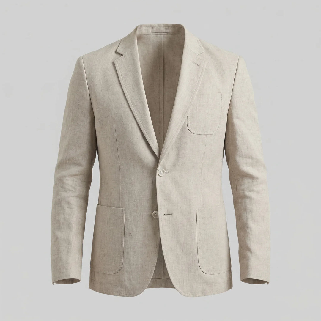 Stijlvolle slim fit damesblazer met lange mouwen, accentueert het figuur met moderne elegantie.