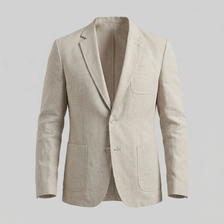 Stijlvolle slim fit damesblazer met lange mouwen, accentueert het figuur met moderne elegantie.