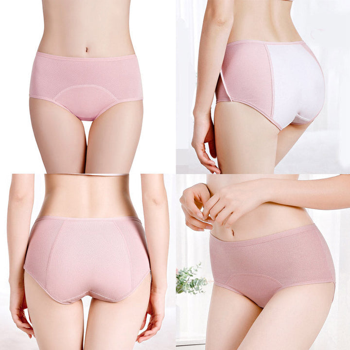 Multipack lekvrije menstruatieslips voor dames, een essentiële aanvulling op je periodeondergoed met comfort.
