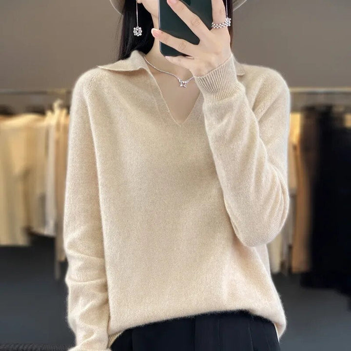 Dames trui met kraagje: stijlvol, comfortabel en veelzijdig. Ideaal voor herfst en winter mode.