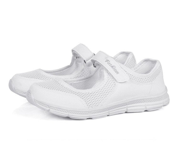 Dames zomerschoenen: AirFlow mesh instappers, lichtgewicht en ademend voor optimaal comfort.