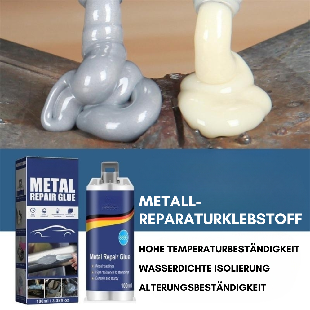Sterke metaallijm voor duurzame metaalreparatie; ideaal voor lassen zonder hitte en diverse huishoudelijke toepassingen.