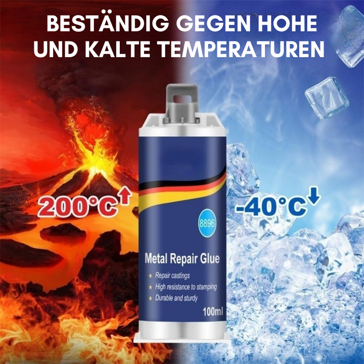 Duurzame metaallijm voor lassen zonder hitte; zorgt voor een robuuste en permanente verbinding, eenvoudig in gebruik.