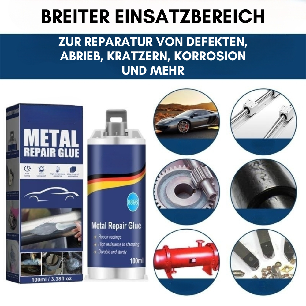 Industriële reparatielijm voor ijzersterke metaalbinding; perfect voor automotive, huishoudelijke en algemene reparaties.