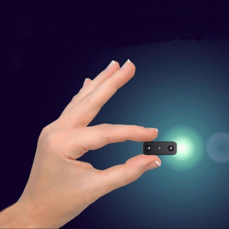 Compacte Vigilio mini HD beveiligingscamera met nachtzicht, ideaal voor discrete bewaking en opname.