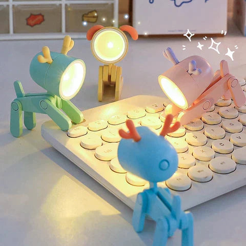 Veilig nachtlampje puppy voor kinderen, dimbaar sfeerlicht, ideaal voor kinderkamer.