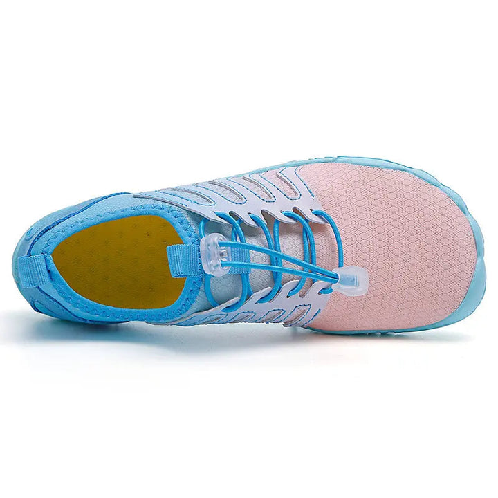 Jett minimalistische schoenen voor dames & heren. Comfortabel, flexibel, ideaal voor sport & strand.