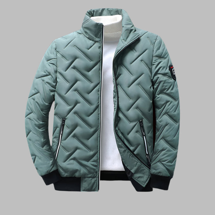 Casual herenjack met ritssluiting, perfect voor outdoor en als windjack in de herfst en winter. Comfortabele herenkleding.