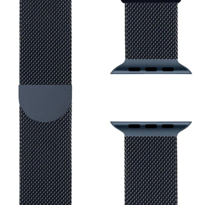 Topkwaliteit Milanese Apple Watch bandje, roestvrij staal, flexibel en magnetisch voor optimale pasvorm.