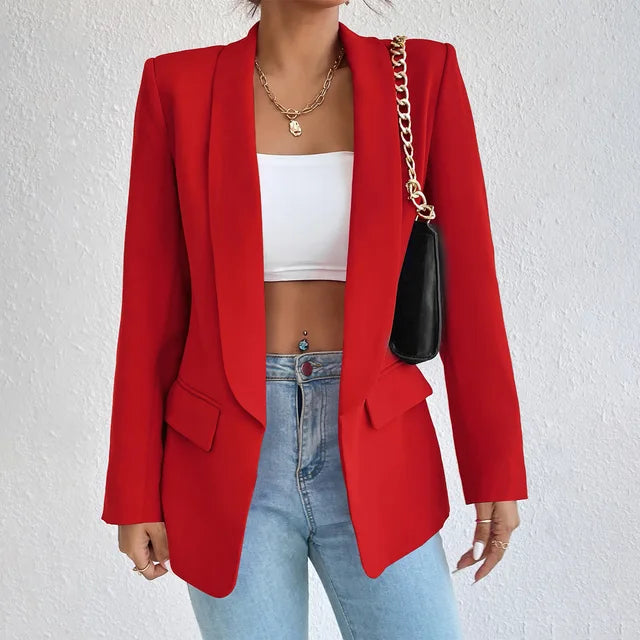 Isa damesblazer: klassieke en moderne bovenkleding voor een onberispelijke professionele look.