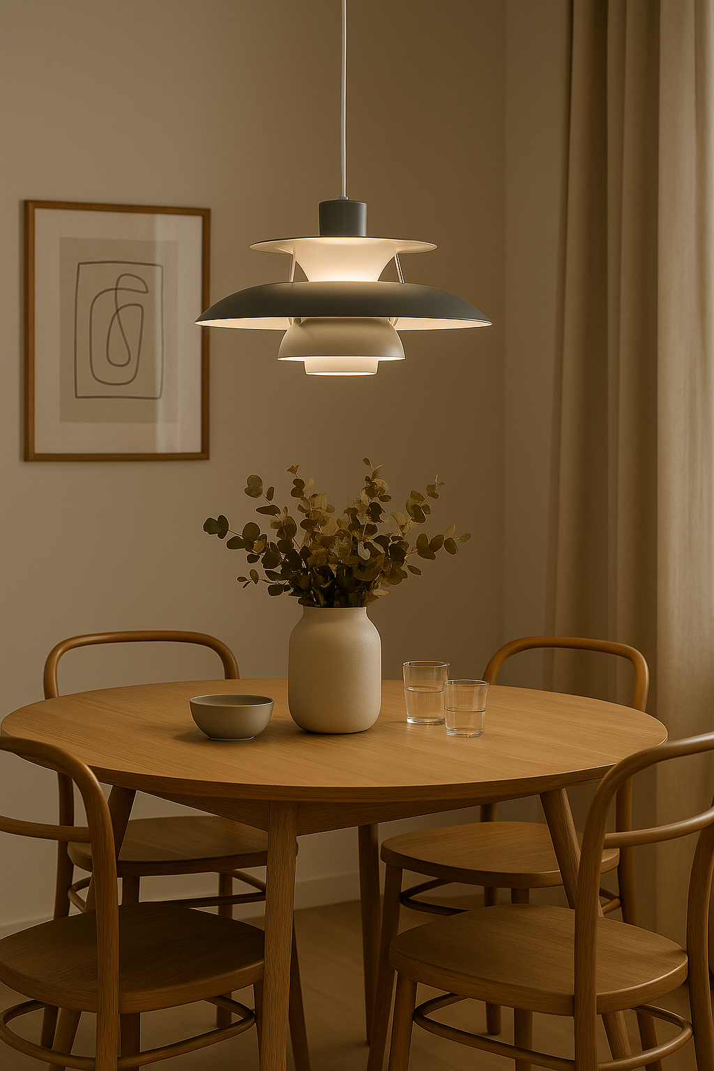 Witte dimbare ronde LED plafondlamp voor een moderne, energiezuinige interieurverlichting.