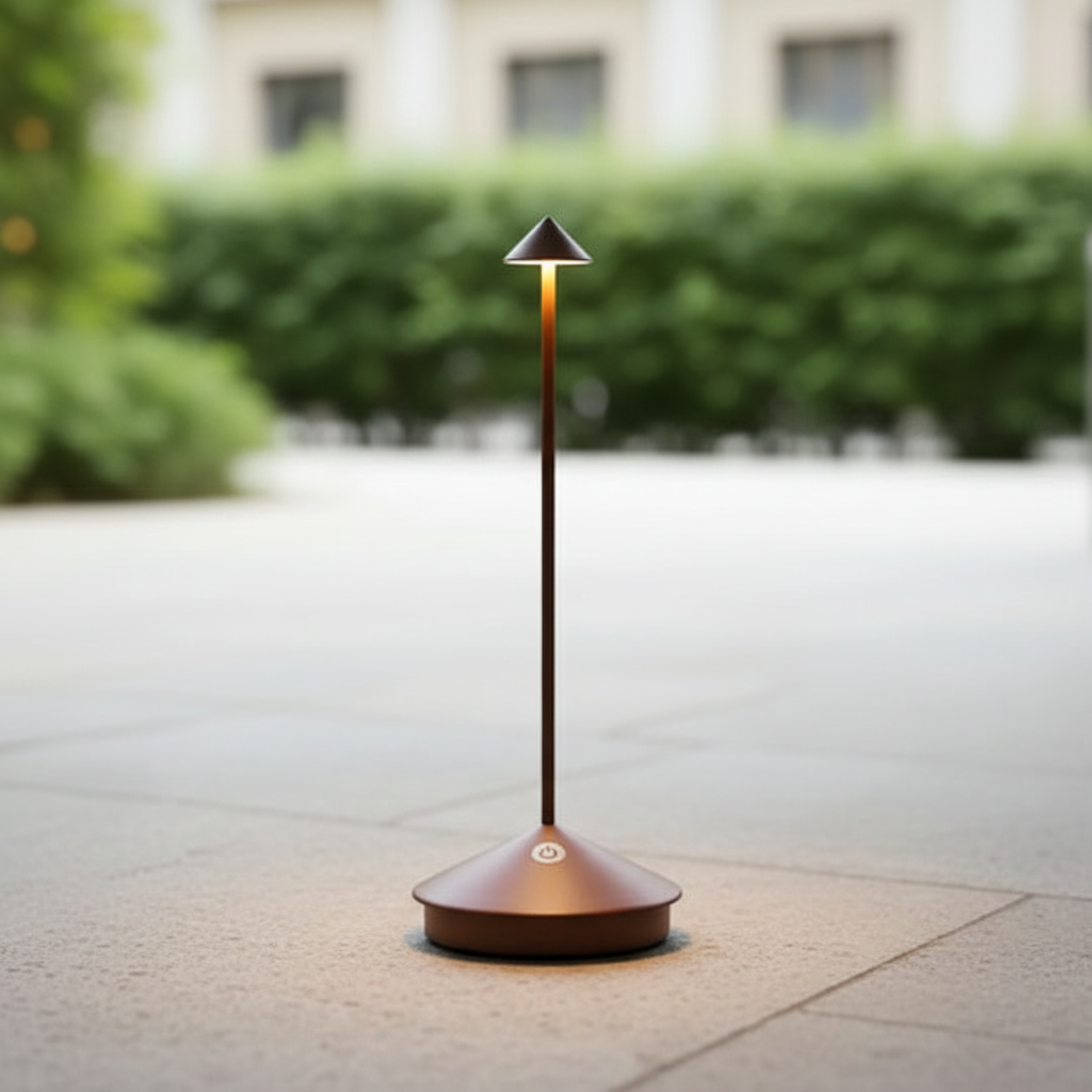 Moderne LED tafellamp CalmLight, dimbaar voor perfecte sfeerverlichting binnen.