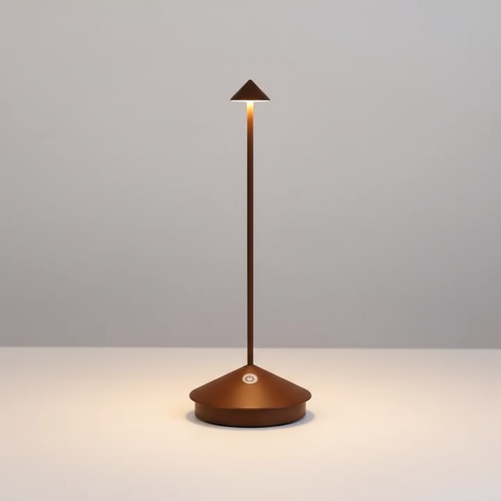 De CalmLight LED tafellamp, een stijlvolle en dimbare draadloze lamp voor thuis.