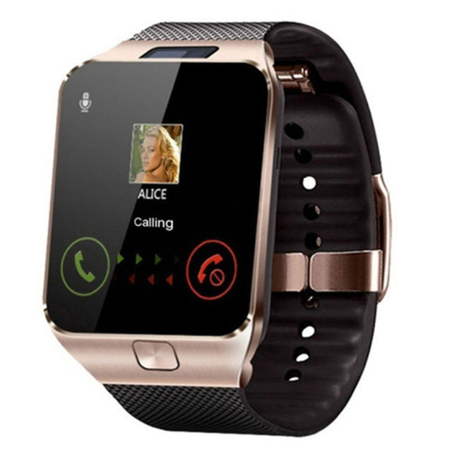 Slanke Pulseon smartwatch met elegant rechthoekig display, ideaal als modern horloge voor elke pols.