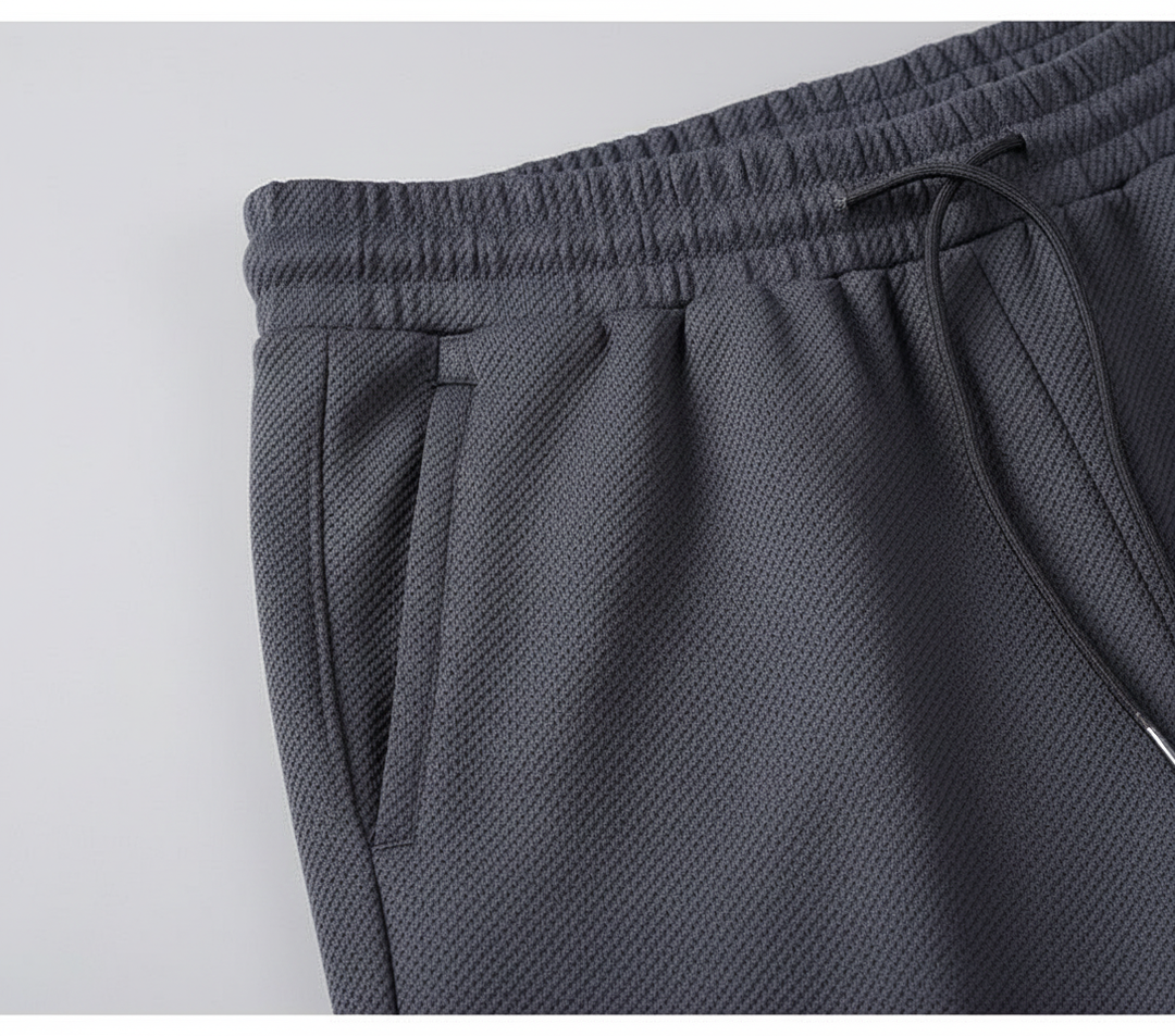 Comfortabel heren loungepak, Matthias collectie, diepzwart voor het hele jaar door.