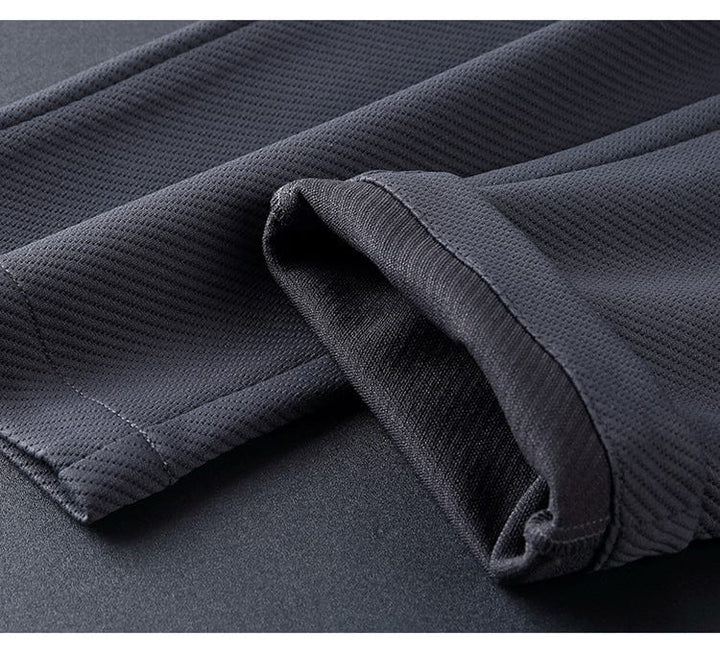 Sportief diepzwart heren loungepak Matthias; ultiem comfort en stijl voor thuis of onderweg.