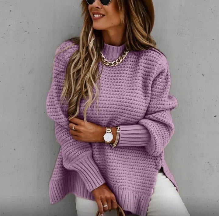Linekkes dames sweatshirt/trui, comfortabel & casual. Oversized model met lange mouwen, ideaal voor herfst/winter.
