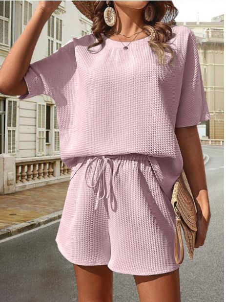 Stijlvolle Zomer Set Dames, tweedelig en comfortabel, trendy vakantiekleding.