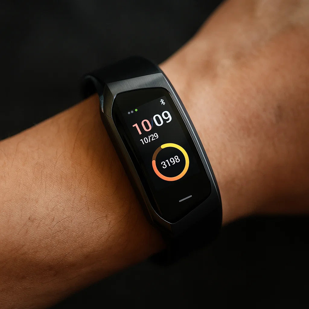 Waterdichte dames smartwatch, perfect voor sport en activiteitstracking. Monitor hartslag en ontvang meldingen.