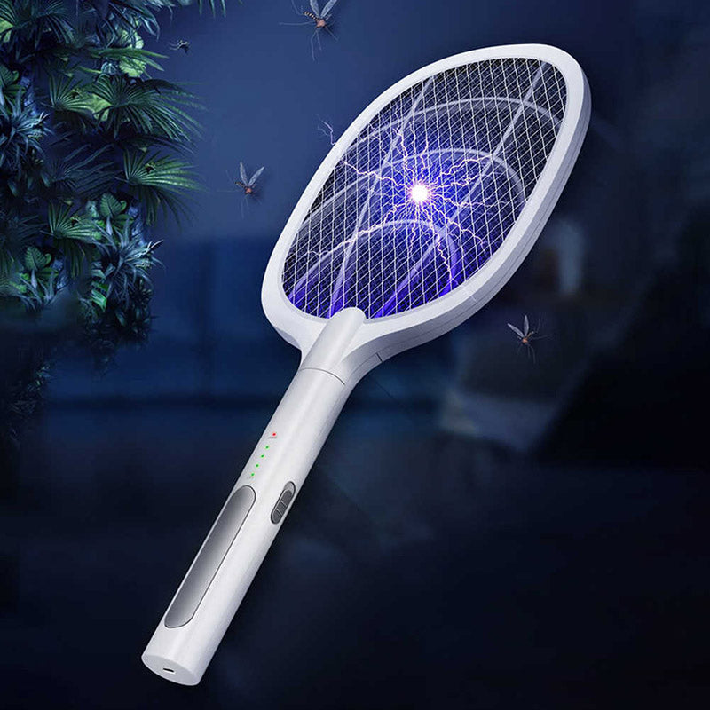 Zomerklare elektrische insectenval. Stille muggenvanger met stand voor rustige avonden.