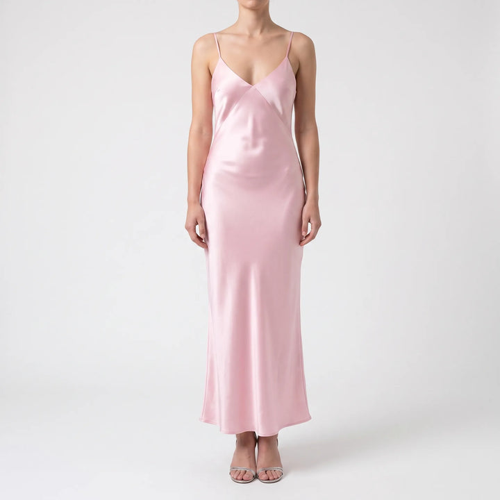Mouwloze feestjurk voor dames in slipjurk stijl, geschikt voor diverse elegante evenementen.
