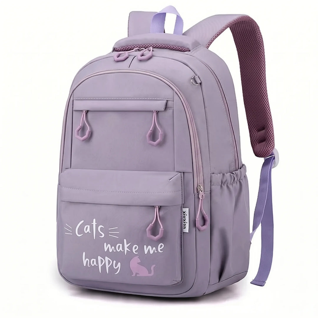 Ergonomische multivak schoolrugzak voor comfortabel dragen, zelfs met zware boeken. Geoptimaliseerd design.