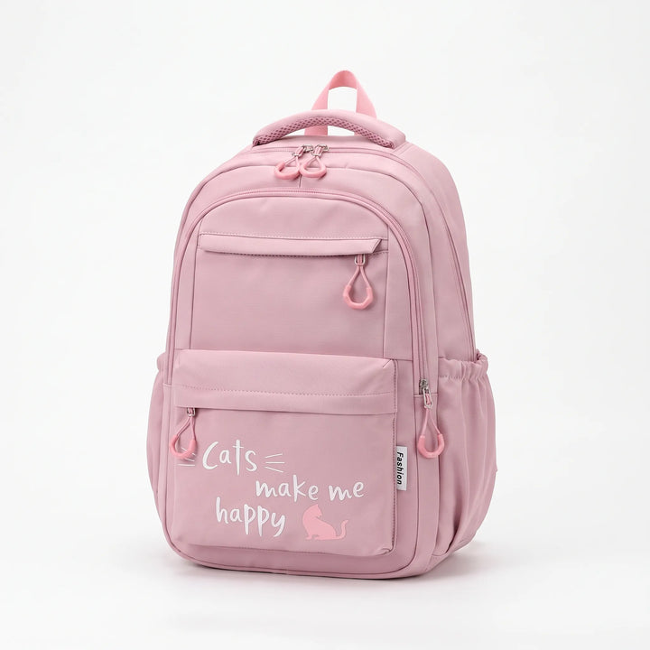 Comfortabele kinder- en tienerrugzak met gewatteerde schouderbanden. Multivak design voor school.