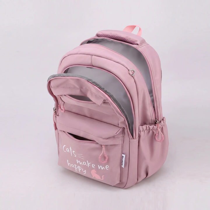 Duurzame nylon multivak schoolrugzak, ideaal voor kinderen en tieners. Robuust en comfortabel.
