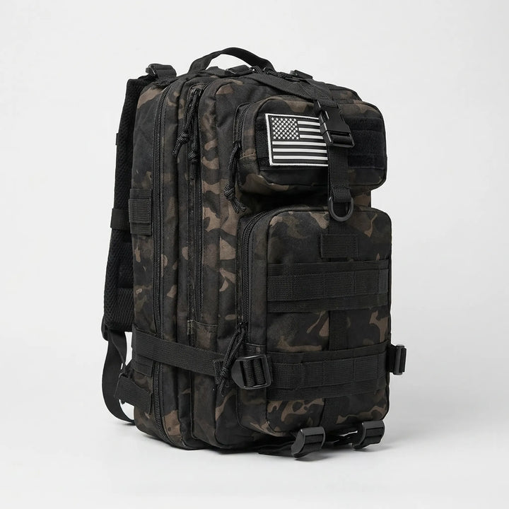 Compacte, maar ruime 50L tactische rugzak met MOLLE lussen voor al je outdoor benodigdheden.