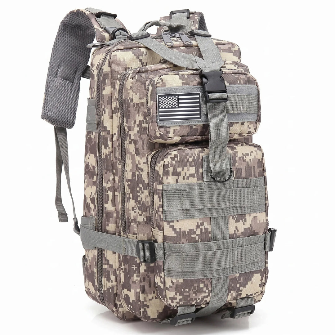 Lichtgewicht en duurzame 50L outdoor rugzak; ideaal voor trekking, kamperen en survivaltochten.