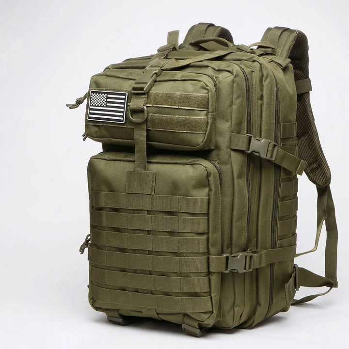 Militaire stijl 50L rugzak, uitermate geschikt als reisrugzak of voor outdoor avonturen.