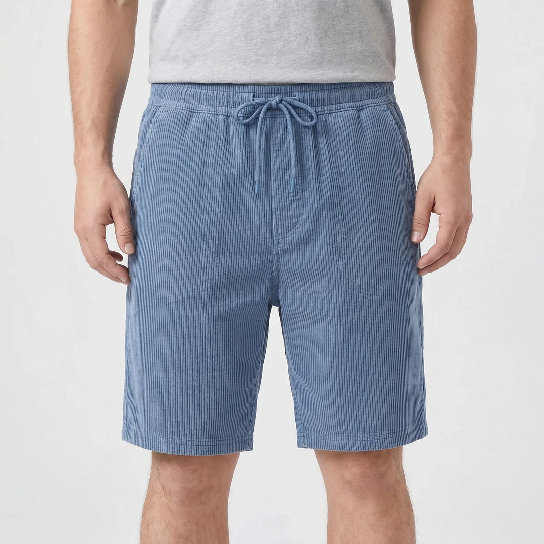 Straight fit heren retro shorts, ook beschikbaar in grote maten, met veel handige zakken.